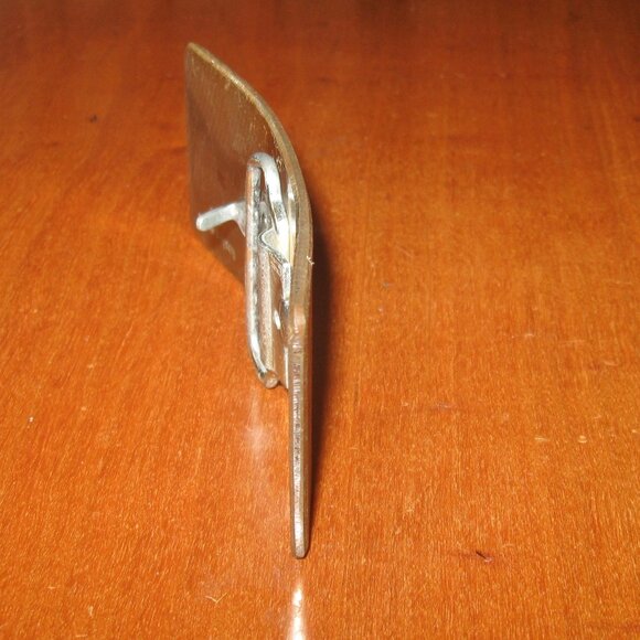 Fosterweld Revolution Belt Buckle Brushed Nickel Punk Style - Picture 2 of 10